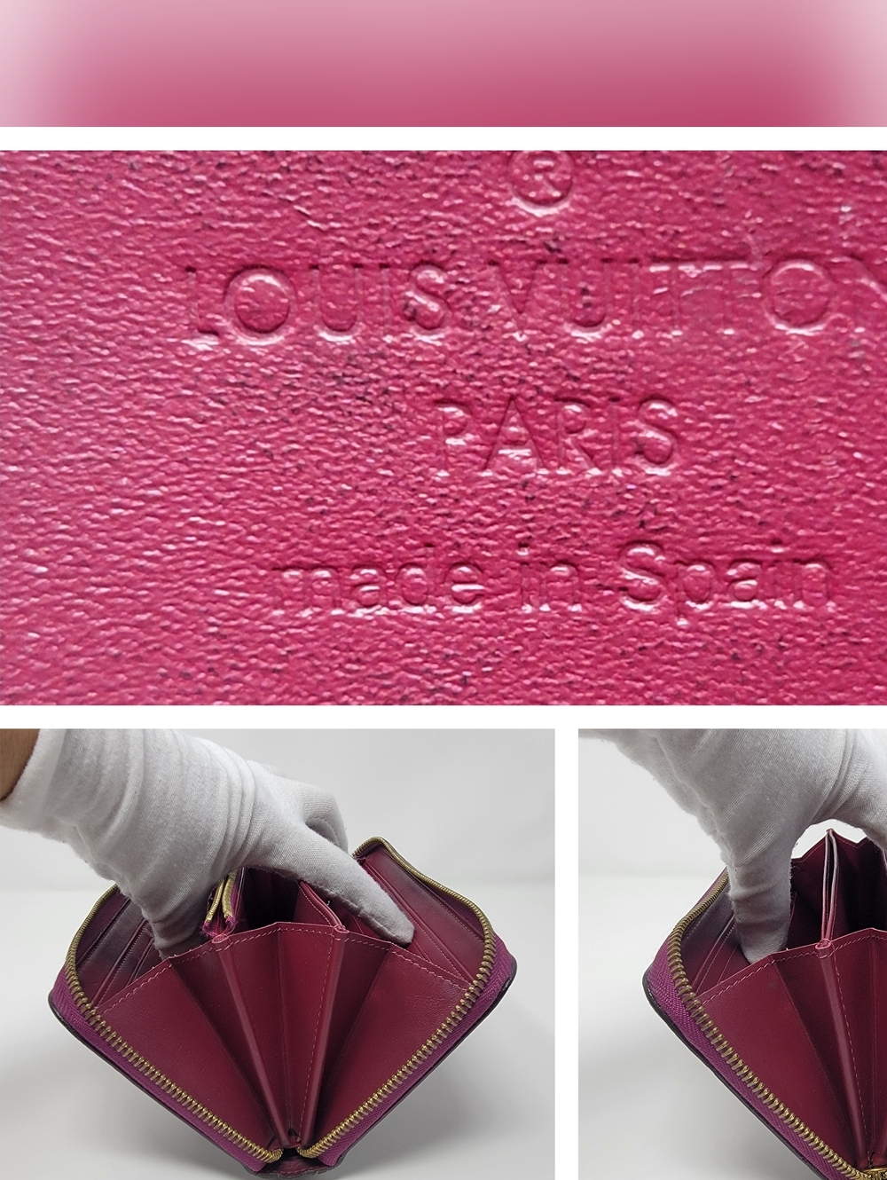 Louis Vuitton Vernis Enamel Patent Leather Zippy Long Wallet | Limited Edition - Picture 6 of 11